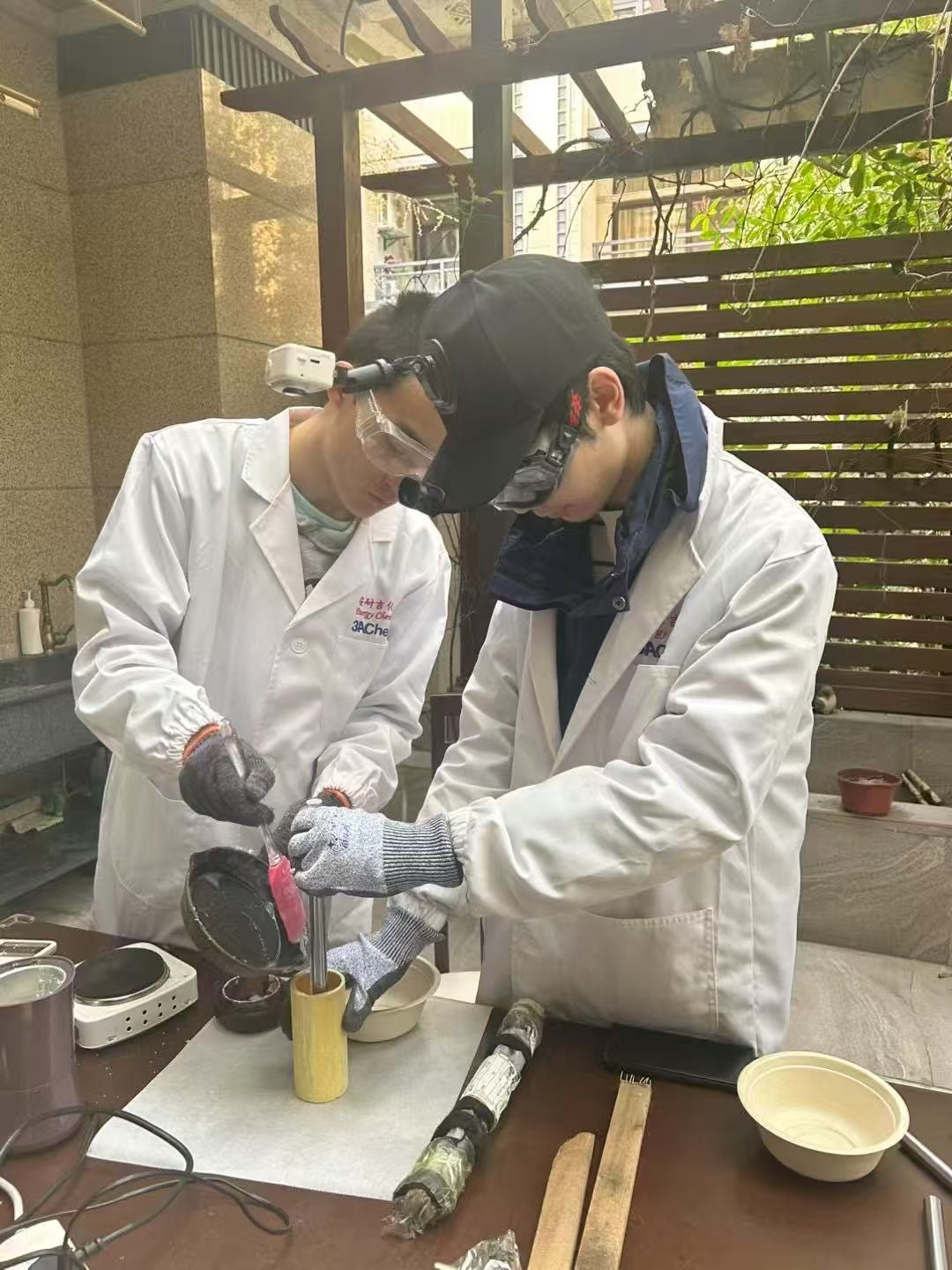 Lab coats, propellant trials, and a liquid rocket built from scratch